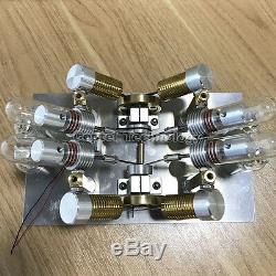 Hot Air Stirling V4 Engine Model Toy Mini Electricity Power Generator Motor Toy