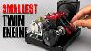 I Built And Started A 7 5cc Tiny 2 Cylinder 4 Stroke Engine Kit Vortrixe U0026vamrion