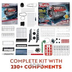 Inline 6 Engine Model Kit Build Your Own STEM Inline 6 Small Engine That Ru