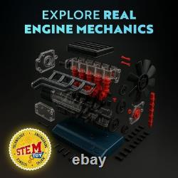 Inline 6 Engine Model Kit Build Your Own STEM Inline 6 Small Engine That Ru