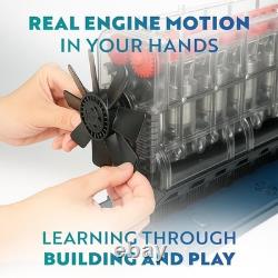 Inline 6 Engine Model Kit Build Your Own STEM Inline 6 Small Engine That Ru