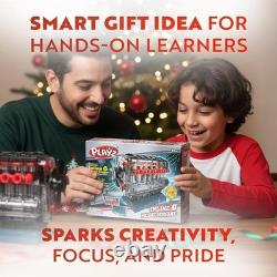 Inline 6 Engine Model Kit STEM Small Engine DIY Educational Toy for Adults Kids