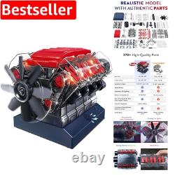 Interactive V8 Engine Model Kit for Kids & Adults Unlock STEM Learning Fun