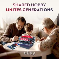 Interactive V8 Engine Model Kit for Kids & Adults Unlock STEM Learning Fun
