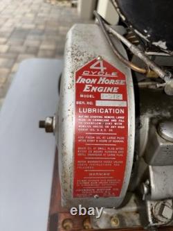 Johnson Motor Co. Iron Horse Model X-512 Stationary Industrial Engine