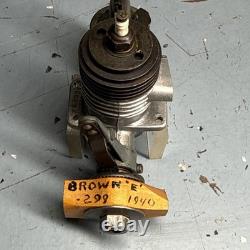 Junior Motors 60E52 Model Airplane Engine Brown E. 299 1940