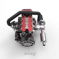L4 Metal Engine Model Kit, Adult Water-Cooled Engine Kit, Engine Model