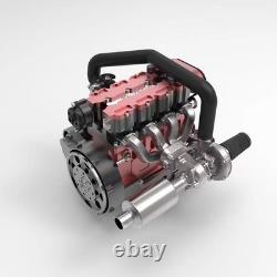 L4 Metal Engine Model Kit, Adult Water-Cooled Engine Kit, Engine Model