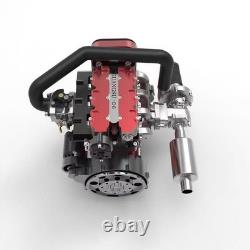L4 Metal Engine Model Kit, Adult Water-Cooled Engine Kit, Engine Model