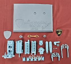 Lamborghini Countach Engine Motor Model Kit 1/6, 1/8 or 1/12