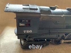 Lionel 726 Original 1946 Smoke Bulb Model Professionally Restored, Big Red Motor