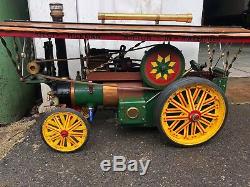 Live Steam 1 Inch Scale Traction Engine Model Showmans