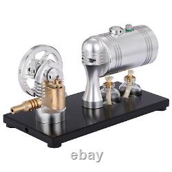 Live Steam Engine Model Toy with Boiler DIY Steam Heating Engine Generator Motor