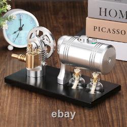 Live Steam Engine Model Toy with Boiler DIY Steam Heating Engine Generator Motor