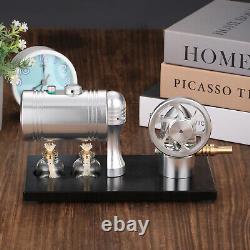 Live Steam Engine Model Toy with Boiler DIY Steam Heating Engine Generator Motor