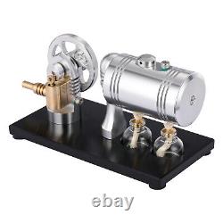 Live Steam Engine Model Toy with Boiler DIY Steam Heating Engine Generator Motor