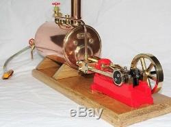 Live Steam Single Cylinder Mill Model Steam Engine Fully Machined Metal Kit