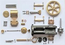 Live Steam Single Cylinder Mill Model Steam Engine Fully Machined Metal Kit