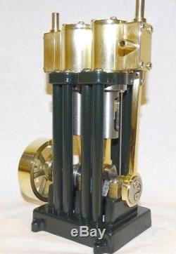 Live Steam Twin Cylinder Marine Model Steam Engine Fully Machined Metal Kit