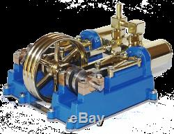 Live Steam Twin Cylinder Tandem Mill Model Steam Engine Fully Machined Metal Kit