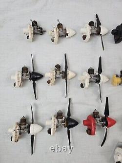 Lot 23 Testors Model Plane Motors Engines All Untested