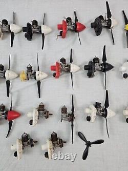 Lot 23 Testors Model Plane Motors Engines All Untested