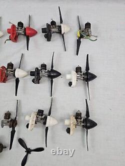 Lot 23 Testors Model Plane Motors Engines All Untested