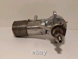 Lot Of 2 Vintage Brown Junior Motor D Model Plane Engine Control Line