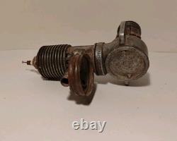 Lot Of 2 Vintage Brown Junior Motor D Model Plane Engine Control Line