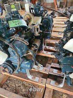 Lot of 4 Kubota Diesel Engine 2 cylinder Marine Motors Model Z482-E