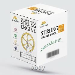 Low Temperature Stirling Engine Motor Steam Heat Education Model Toy Kit