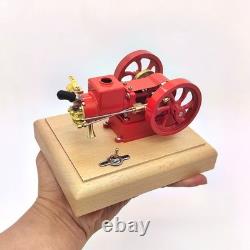 M17B 1.6cc Mini Hit & Miss Gasoline Engine Model Brass Micro 4-Stroke Motor