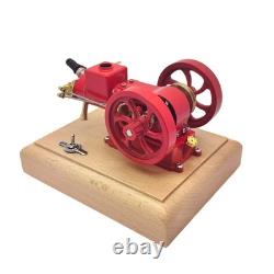 M17B 1.6cc Mini Hit & Miss Gasoline Engine Model Brass Micro 4-Stroke Motor