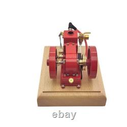 M17B 1.6cc Mini Hit & Miss Gasoline Engine Model Brass Micro 4-Stroke Motor