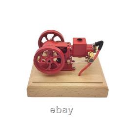 M17B 1.6cc Mini Hit & Miss Gasoline Engine Model Brass Micro 4-Stroke Motor