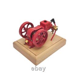 M17B 1.6cc Mini Hit & Miss Gasoline Engine Model Brass Micro 4-Stroke Motor