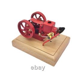 M17B 1.6cc Mini Hit & Miss Gasoline Engine Model Brass Micro 4-Stroke Motor