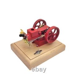 M17B 1.6cc Mini Hit & Miss Gasoline Engine Model Brass Micro 4-Stroke Motor