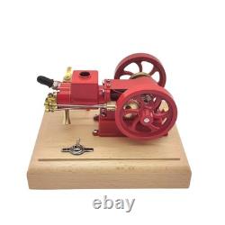 M17B 1.6cc Mini Hit & Miss Gasoline Engine Model Brass Micro 4-Stroke Motor