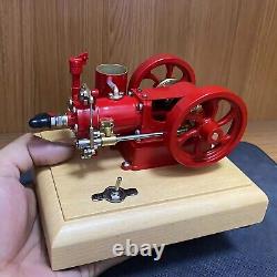 M25 Retro Gas Engine Motor Model that Works Double Flywheels Speed Adjust Toys