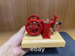 M25 Retro Gas Engine Motor Model that Works Double Flywheels Speed Adjust Toys