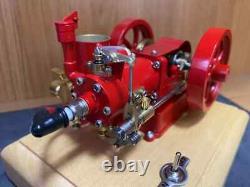 M25 Retro Gas Engine Motor Model that Works Double Flywheels Speed Adjust Toys