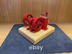 M25 Retro Gas Engine Motor Model that Works Double Flywheels Speed Adjust Toys