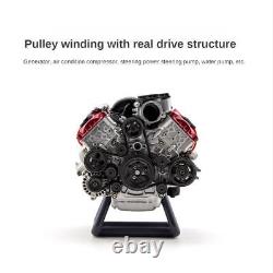 MAD V8 Engine Internal Combustion Model Assembly Kit RC Full Simulation Engine