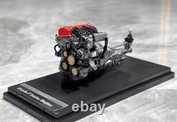 MH 118 White JDM S2000 AP2 Sports F22C Engine Model Diecast Metal Car