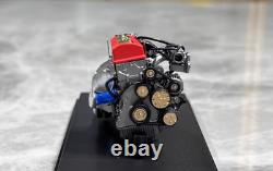 MH 118 White JDM S2000 AP2 Sports F22C Engine Model Diecast Metal Car