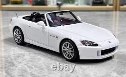 MH 118 White JDM S2000 AP2 Sports F22C Engine Model Diecast Metal Car