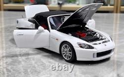 MH 118 White JDM S2000 AP2 Sports F22C Engine Model Diecast Metal Car