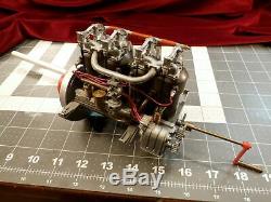 MINTY Rare POCHER Working MOTOR 1907 F-2 FIAT RACE CAR ENGINE 1/8 Model Parts