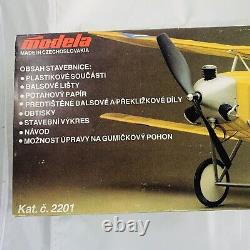 MODELA SPERRY M-1 MESSENGER CO2 Engine Motor Balsa Flying Model Airplane Kit
